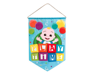 Cocomelon Decorative Learning Fabric Pennant Sign  - CDU