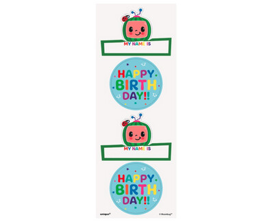 Cocomelon Sticker Sheets  8ct