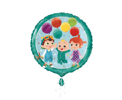 Cocomelon Round Foil Balloon 18  Packaged&quot;
