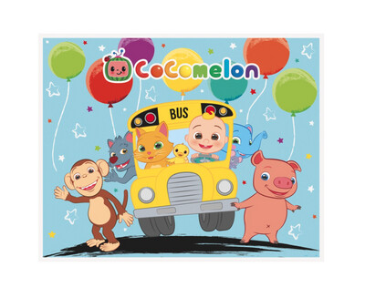 Cocomelon Photo Booth Backdrop  60x48&quot;