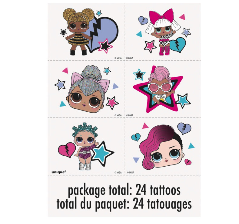 LOL Surprise Tattoos 24ct