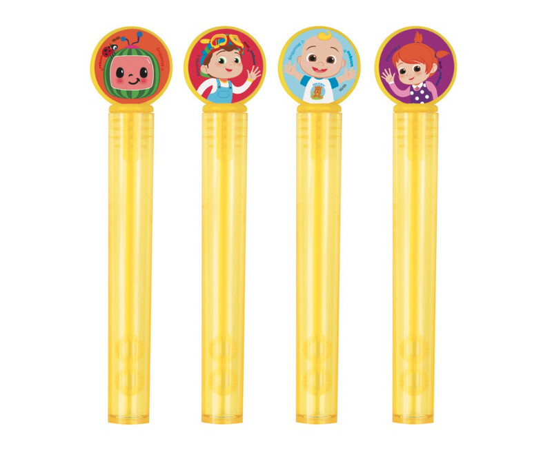 Cocomelon Bubble Tubes &amp; Wands  4ct