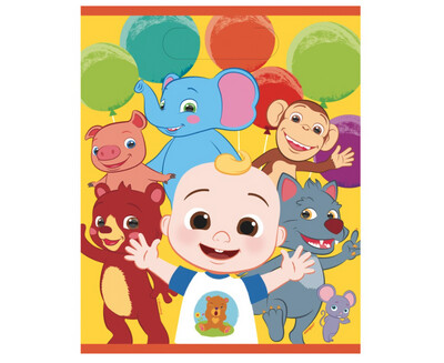 Cocomelon Plastic Loot Bags 8ct