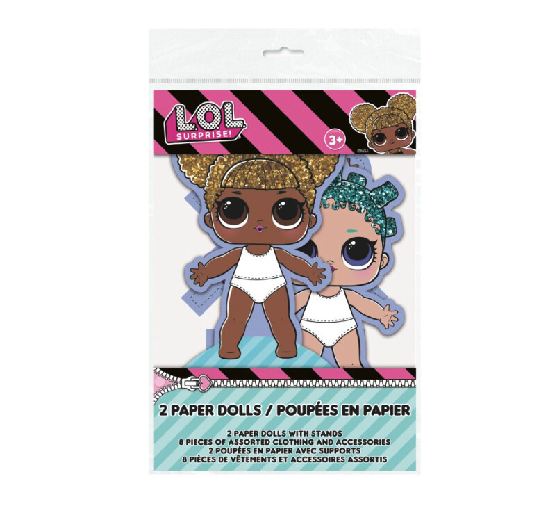 LOL Surprise Paper Dolls 2ct