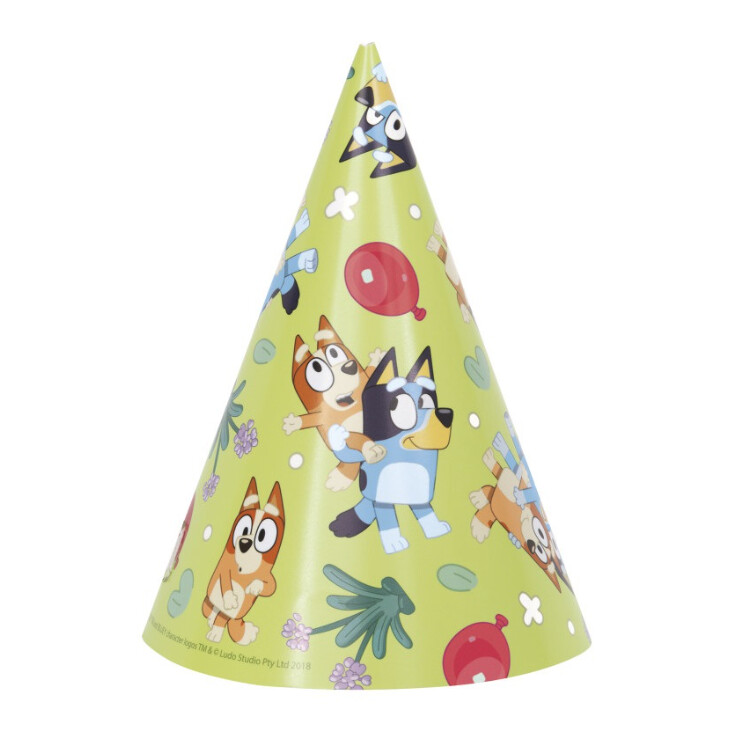 Bluey Party Hats  8ct
