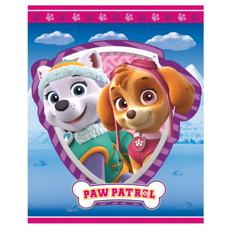 Paw Patrol Girl Loot Bags 8ct