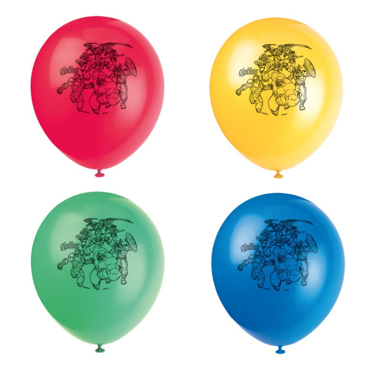Avengers 12 Latex Balloons  8ct&quot;