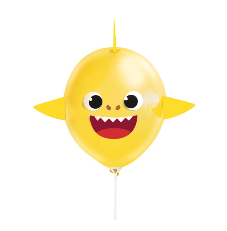 Make Your Own 12” Baby Shark Balloon Activity Kit 4ct