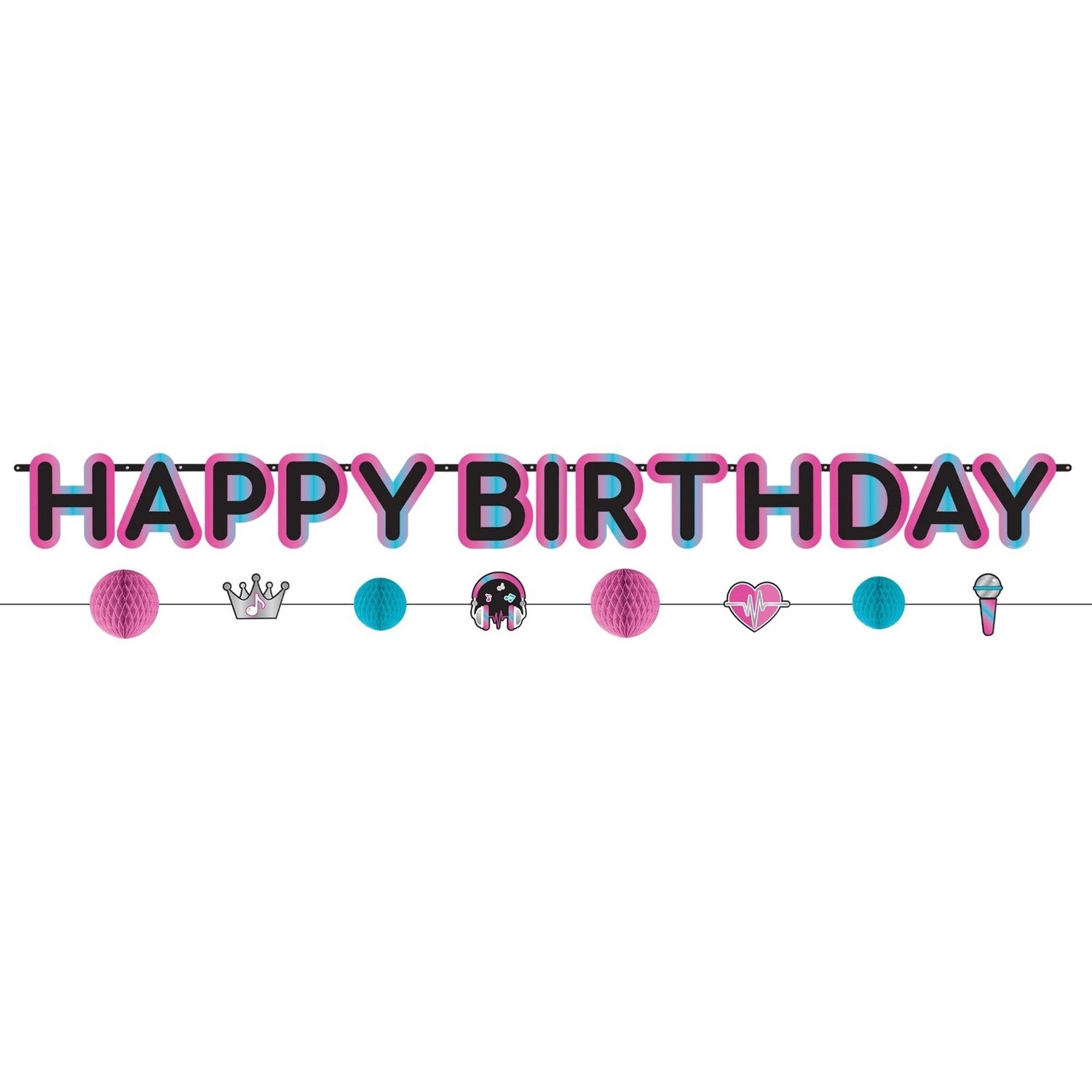 Internet Famous Birthday Cardstock Banners, 2ct