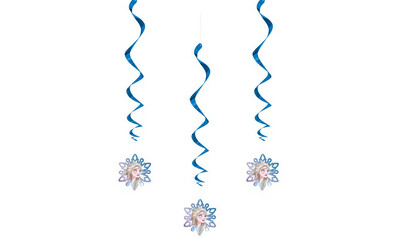 Disney Frozen 2 Hanging Swirl Decorations 26 3ct&quot;