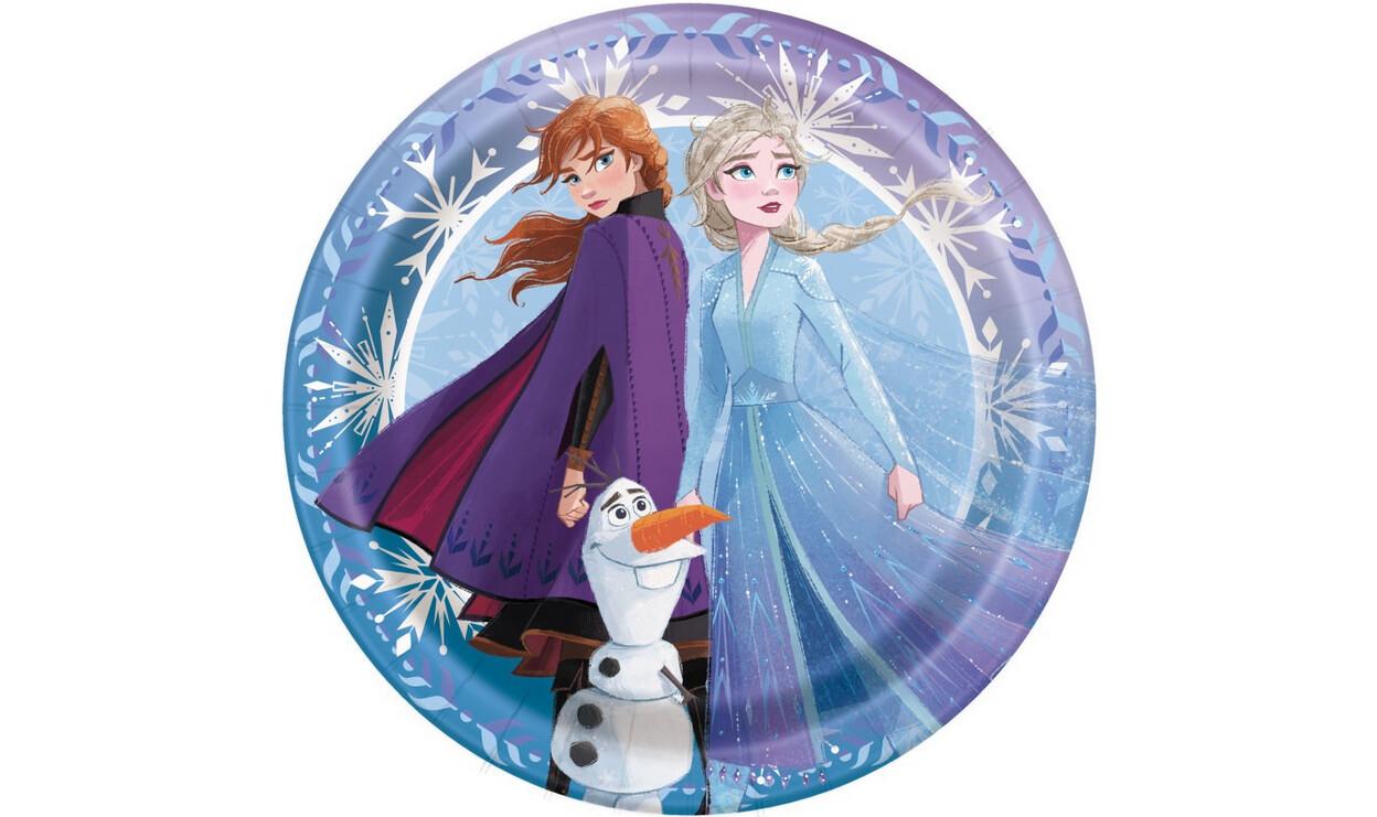 Disney Frozen 2 Round 7 Dessert Plates  8ct&quot;
