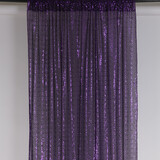 SEQUIN  BACKDROP CURTAIN 5&#39; Wx 10&#39; H , 1 PCS/PACK, Color: PURPLE