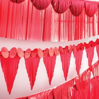 Multishape  Fringe Paper Banners, 6ft, 6ct