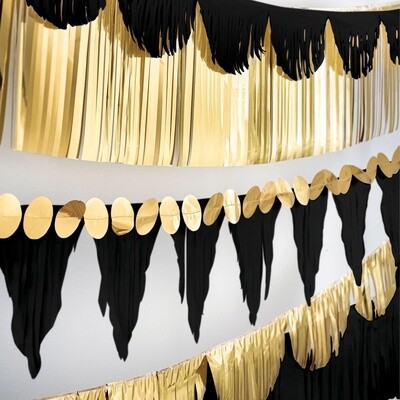 Multishape  Fringe Paper Banners, 6ft, 6ct