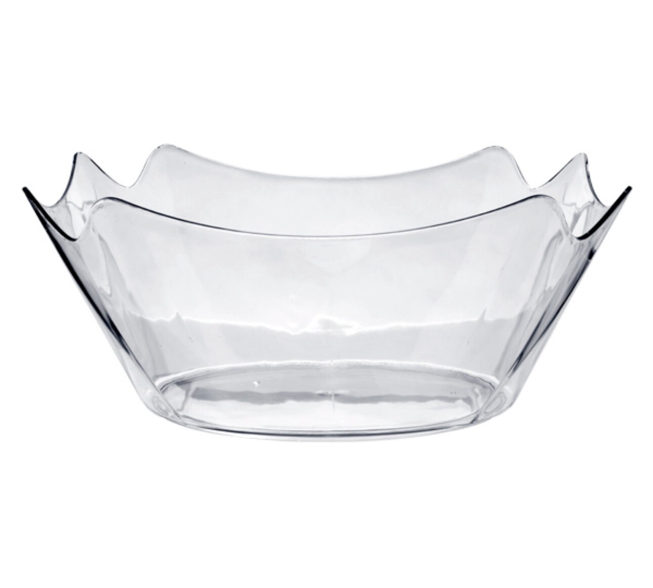 Clear 16” flower bowl