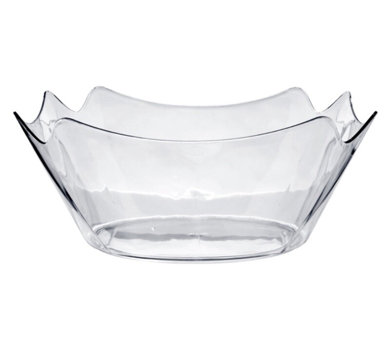 Clear 16” flower bowl
