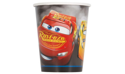 Disney Cars 3 Movie 9oz Paper Cups 8ct