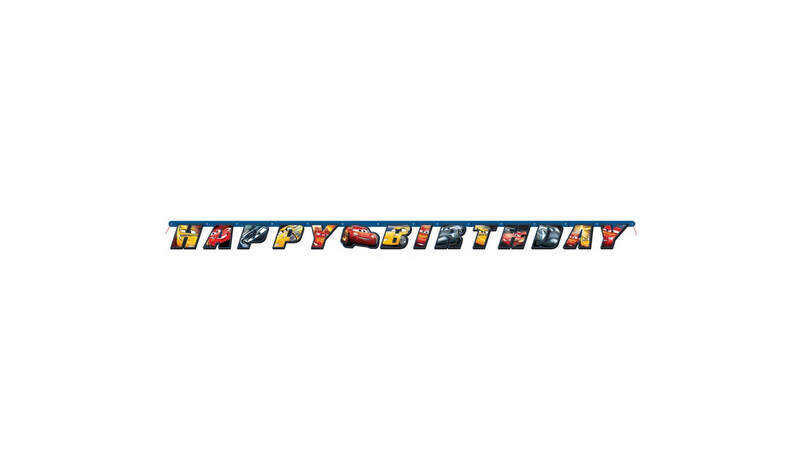Disney Cars 3 Movie Large Jointed Banner