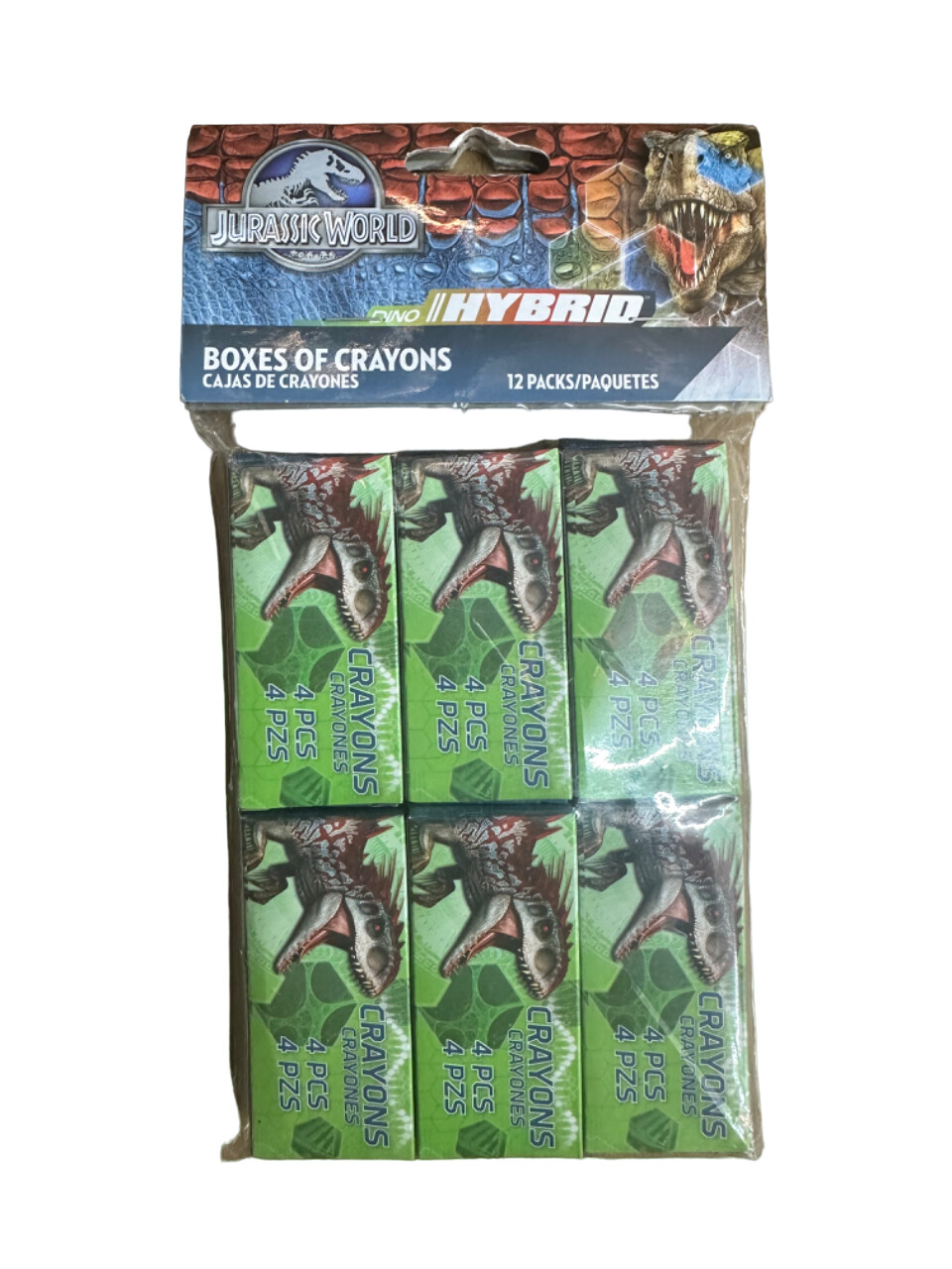 Jurassic world crayons boxes 12ct