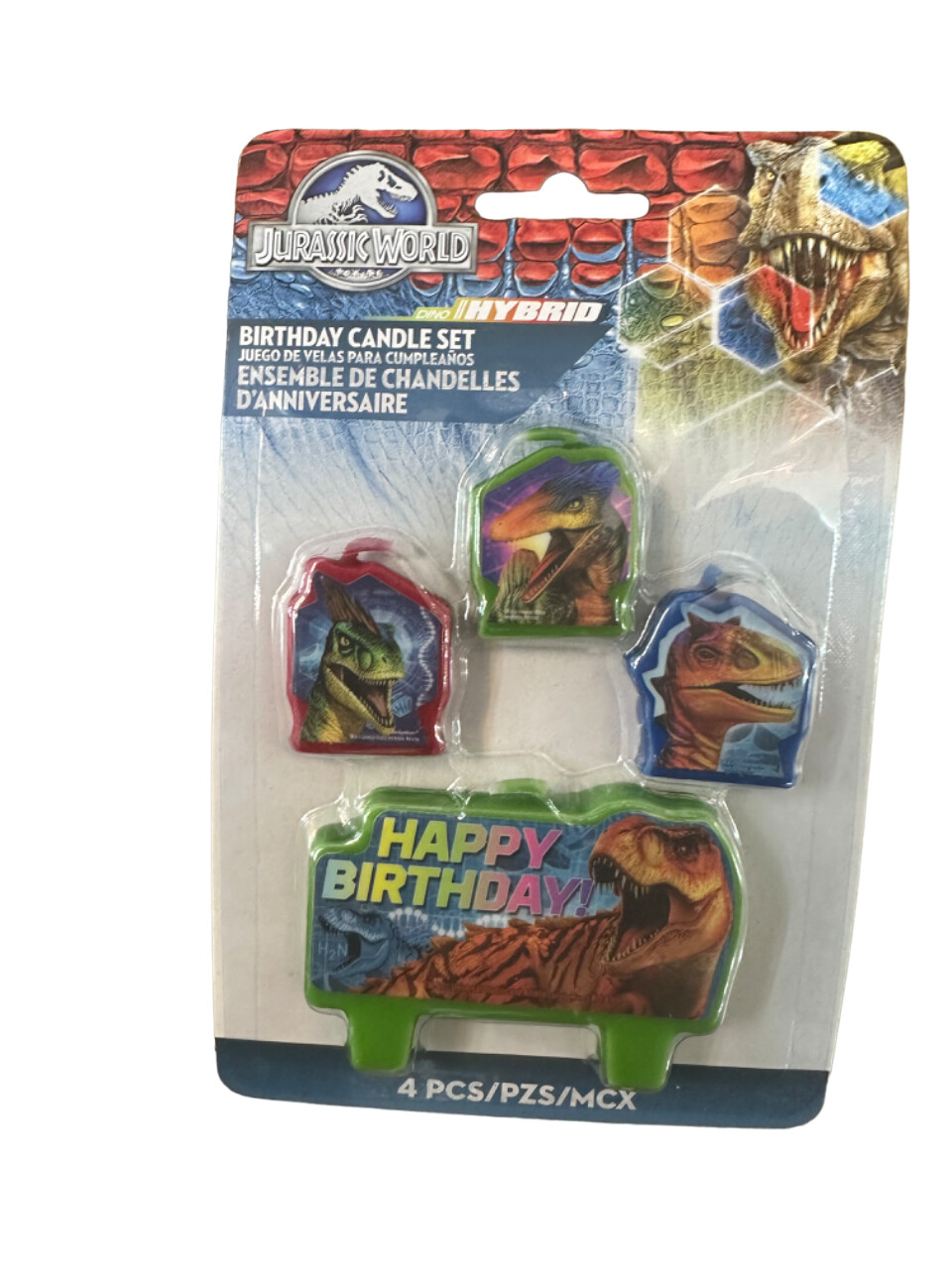 Jurassic world candles