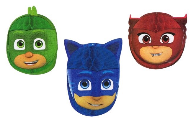 Pj mask honeycomb decoration 3ct