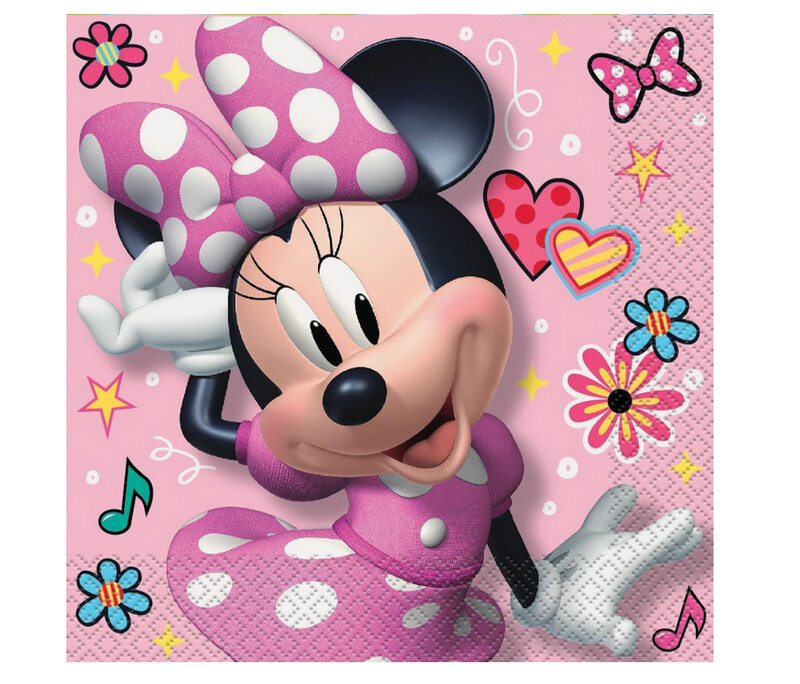 Disney Iconic Minnie Mouse Luncheon Napkins  16ct