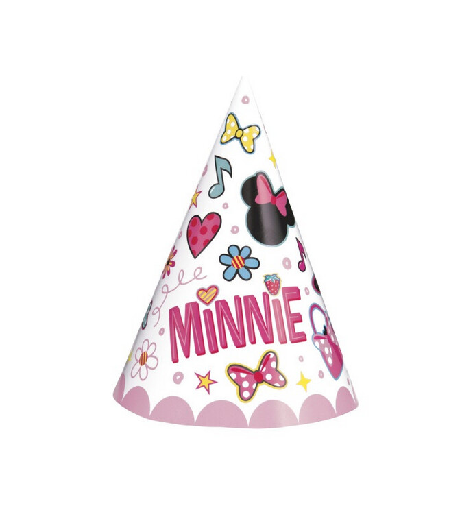 Disney Iconic Minnie Mouse Party Hats  8ct