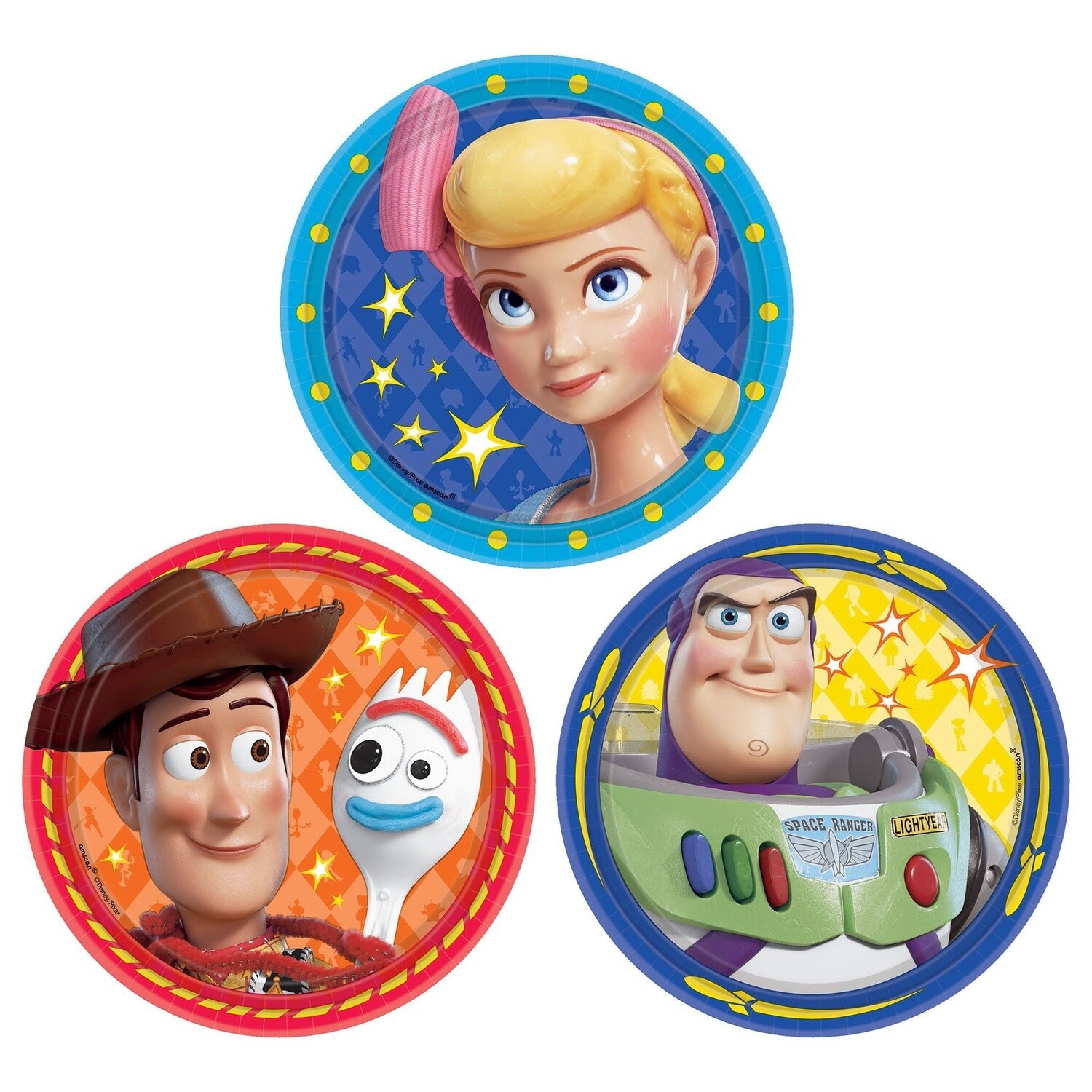 Toy Story 7” dessert plates 8ct