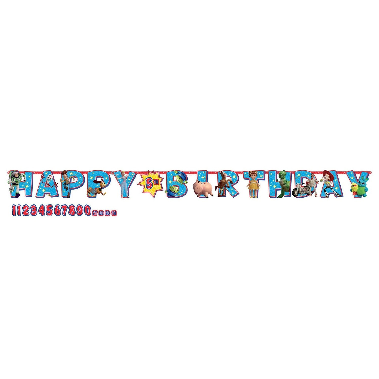 Toy Story 4 Birthday Banner Kit