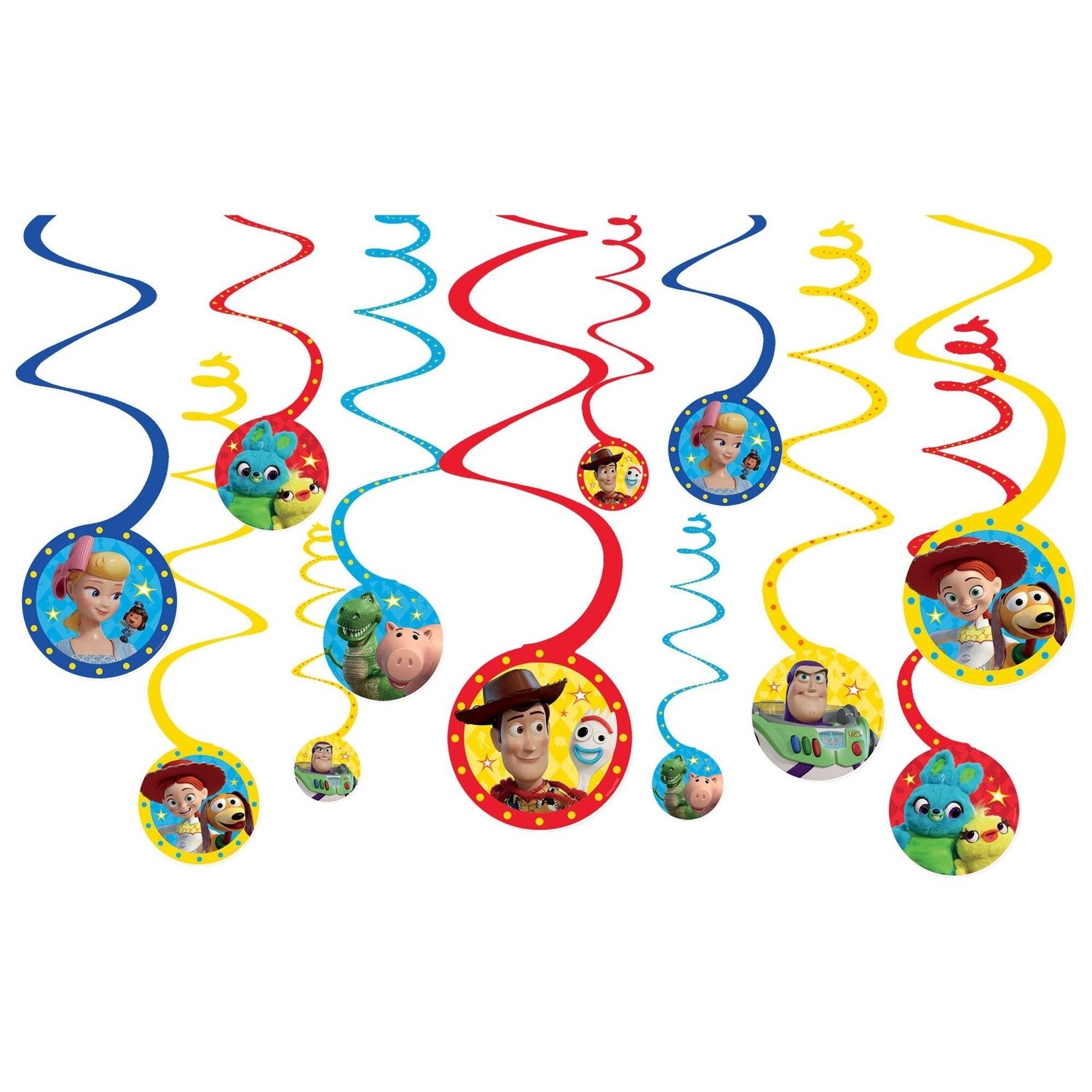 Toy Story swril decorations 12ct