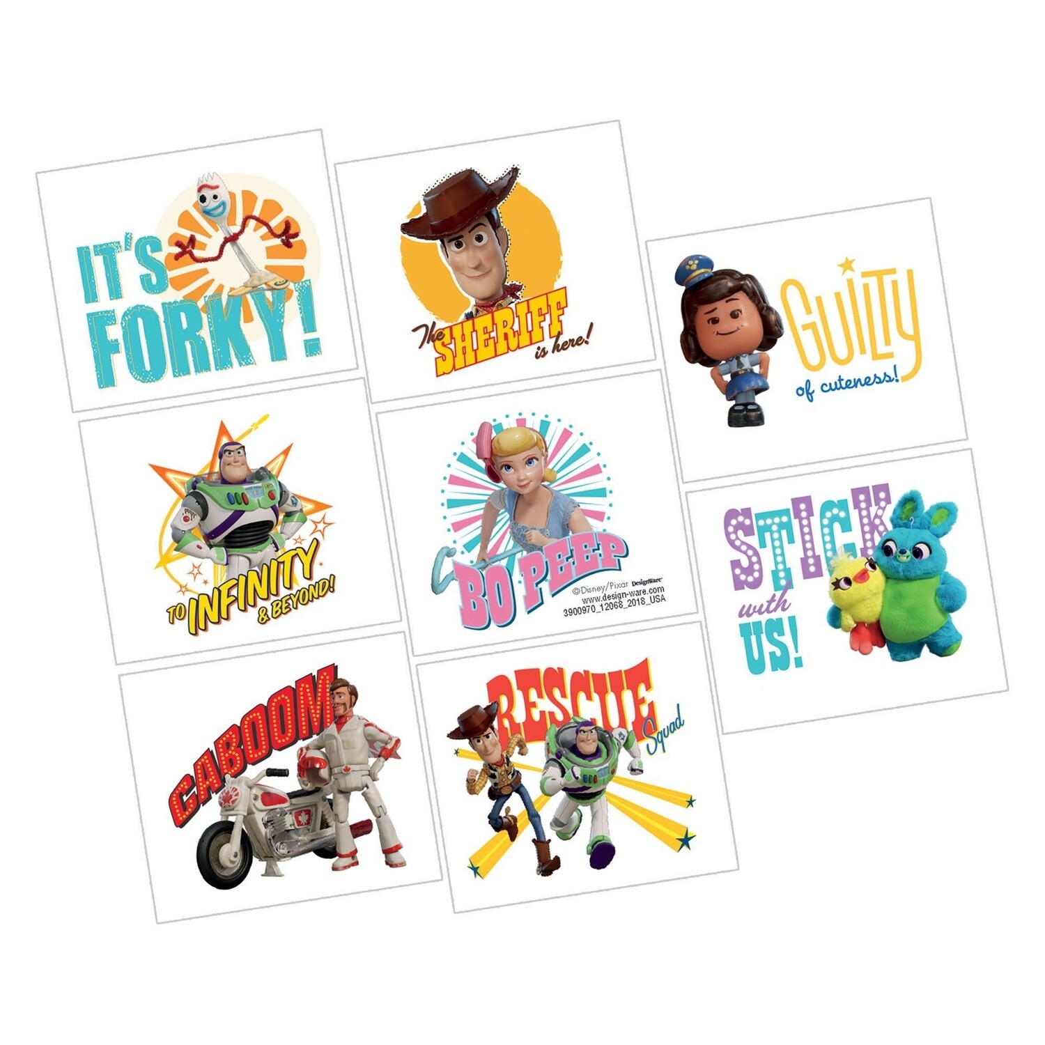 Toy Story  Tattoos 24PC