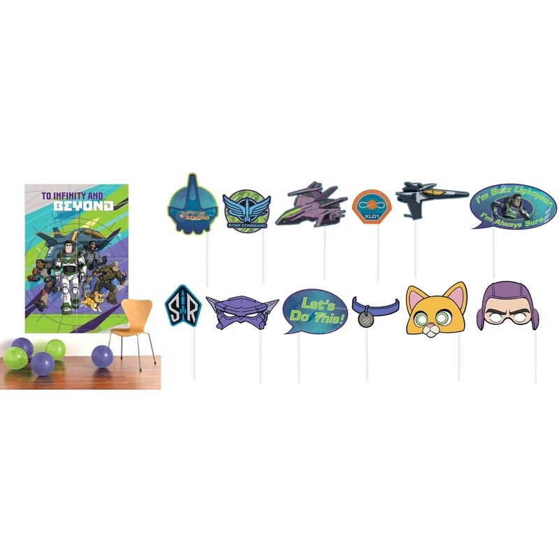 Lightyear backdrop w props