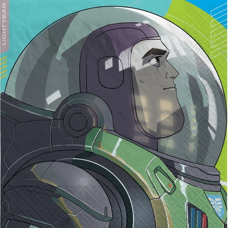 Lightyear Paper Lunch Napkins, 6.5in, 16ct