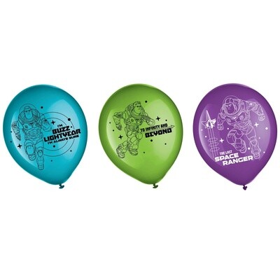 Lightyear latex balloons 6ct