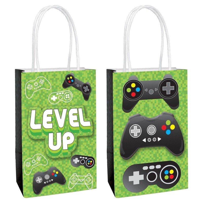 Level up Kraft bags 8ct