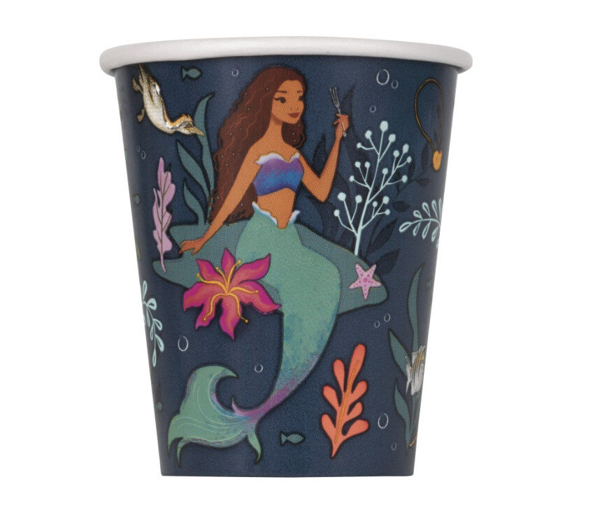 The Little Mermaid 9oz paper cups 8ct