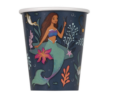 The Little Mermaid 9oz paper cups 8ct