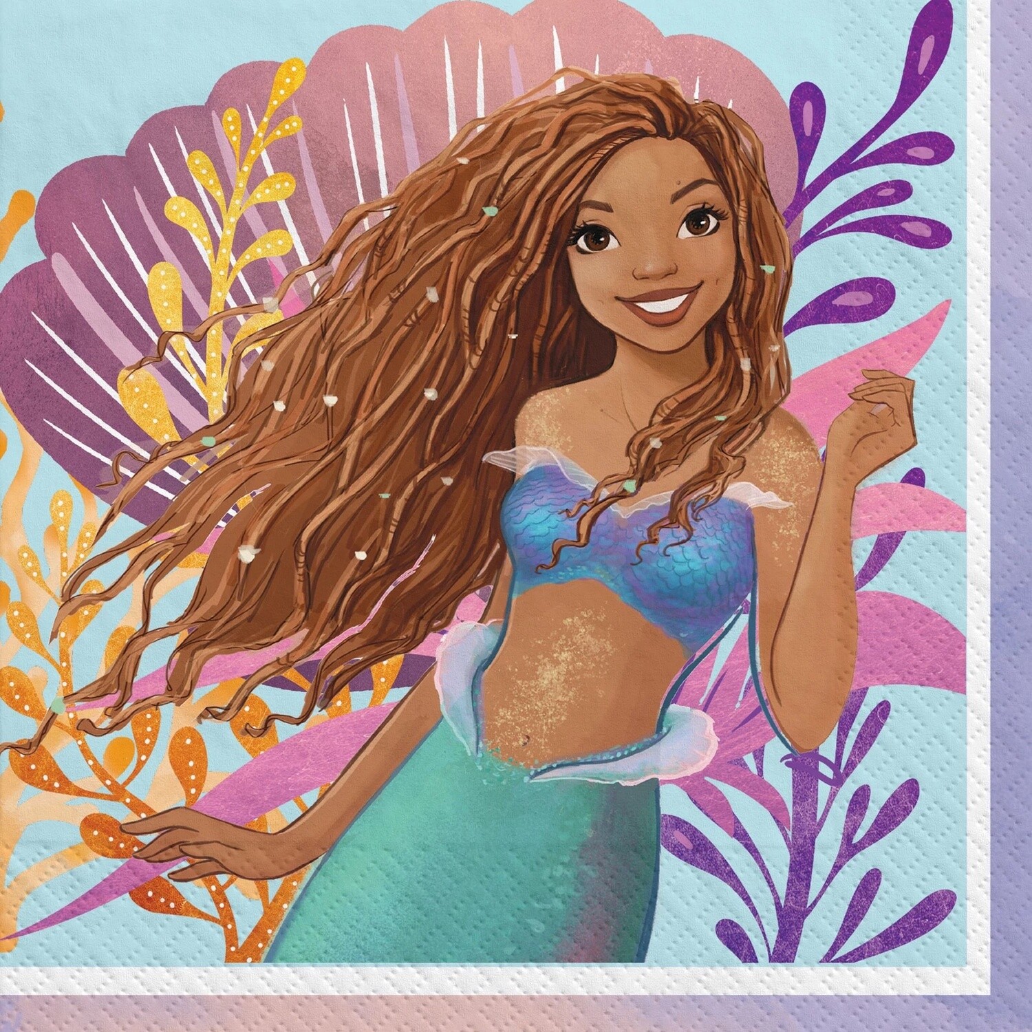 The little mermaid lunch napkins 16ct