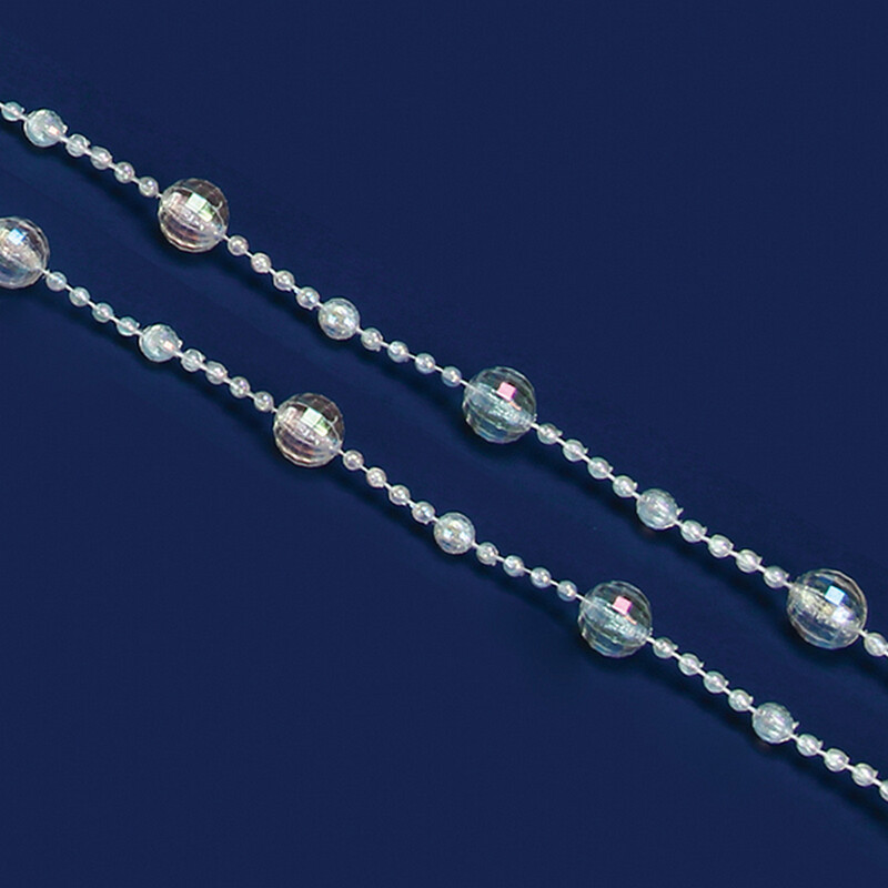 14MM GLOBE BEADS STRAND, 15 YDS/ROLL