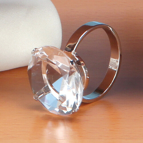 1.5 &quot; DIAMOND RING NAPKIN HOLDER, 1 PC/PACK