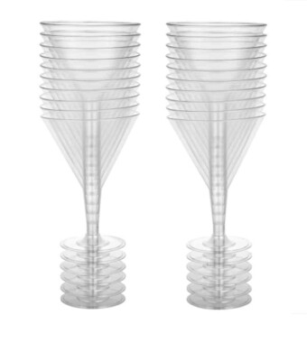 20ct Clear PLASTIC CUPS