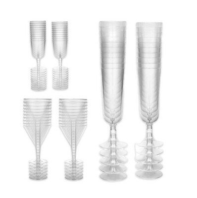 20ct Clear PLASTIC CUPS