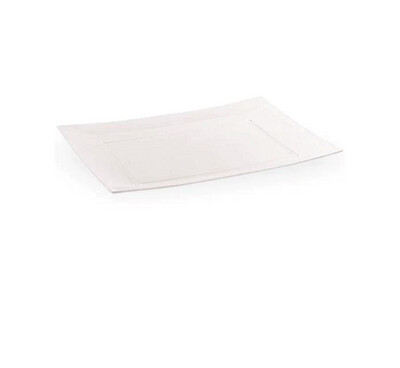 Clear rectangular plates &amp; bowls 10ct