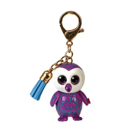 MOONLIGHT - owl purple mini boos clip