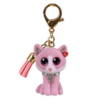 FIONA - cat pink mini boos clip