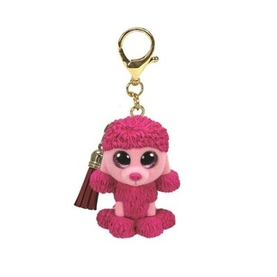 PATSY - poodle pink mini boos clip