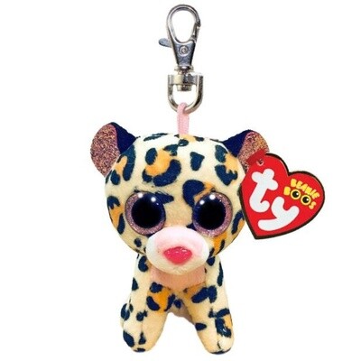 LIVVIE - leopard brn/pink clip