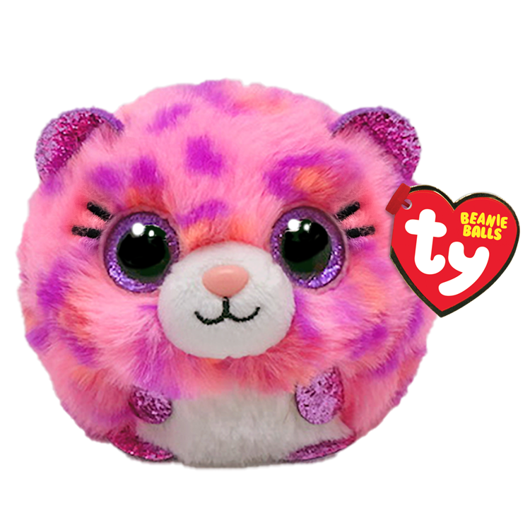 TOPAZ - leopard pink ball