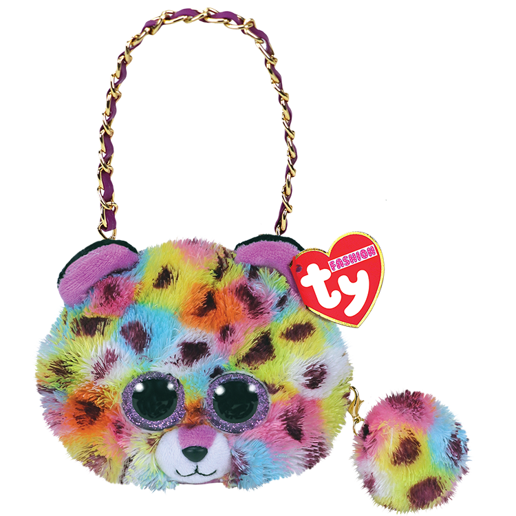 GISELLE - leopard mini purse