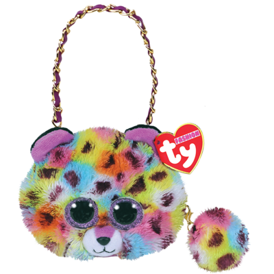 GISELLE - leopard mini purse